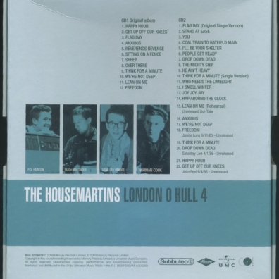 London 0 - Hull 4 The Housemartins: London 0 - Hull 4