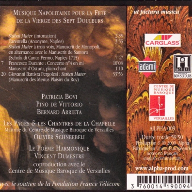 Ensemble Le Poeme Harmonique (Ансамбль Ле По теме Хармоник): Stabat Mater Et Musique Napolitaine