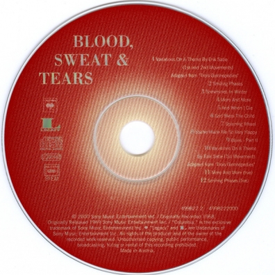 Blood, Sweat & Tears (Блоот Свеат Теарс): Blood, Sweat & Tears