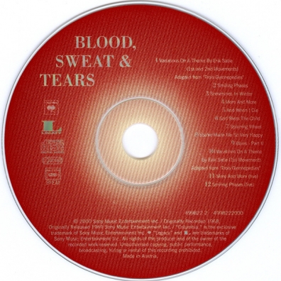 Blood, Sweat & Tears Blood, Sweat & Tears (Блоот Свеат Теарс): Blood, Sweat & Tears