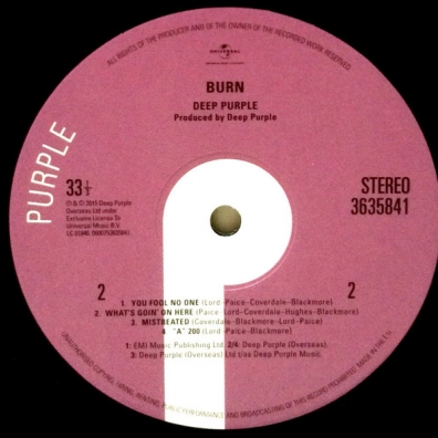 Burn Deep Purple (Дип Перпл): Burn