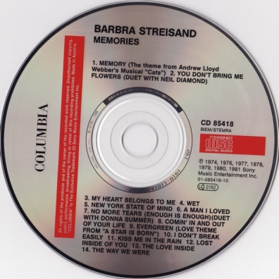 Memories Barbra Streisand (Барбра Стрейзанд): Memories