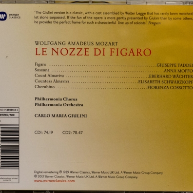 Le Nozze Di Figaro Carlo Maria Giulini (Карло Мария Джулини): Le Nozze Di Figaro