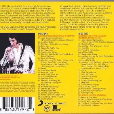 Elvis Presley (Элвис Пресли): Elvis Recorded Live On Stage In Memphis