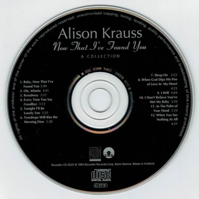 Alison Krauss (Элисон Краусс): Now That I've Found You - A Collection