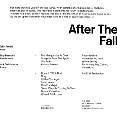 Keith Jarrett (Кит Джарретт): After The Fall