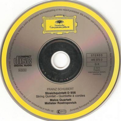 Schubert: String Quintet D956 Мстислав Ростропович: Schubert: String Quintet D956
