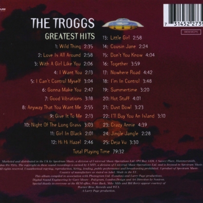 Greatest Hits The Troggs (Зе Троггс): Greatest Hits
