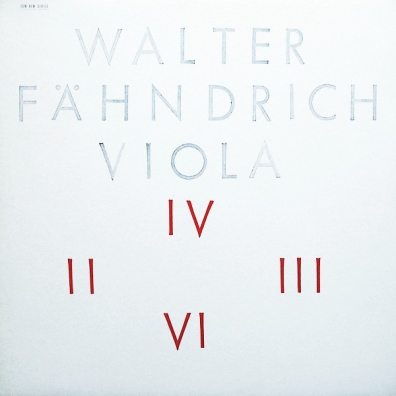 Viola Walter Fahndrich (Валтер Фахндрич): Viola