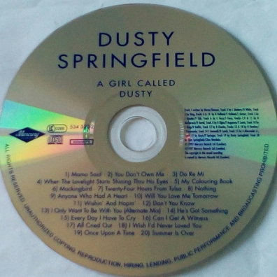 Dusty Springfield (Дасти Спрингфилд): A Girl Called Dusty