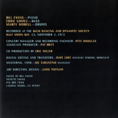 Half Moon Bay Bill Evans (Билл Эванс): Half Moon Bay