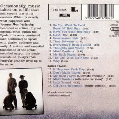 Younger Than Yesterday The Byrds: Younger Than Yesterday