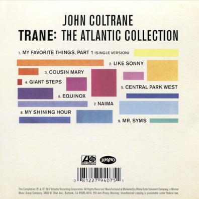 John Coltrane (Джон Колтрейн): Trane: The Atlantic Collection