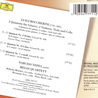 Narciso Yepes (Нарсисо Йепес): Boccherini: Guitar Quintets