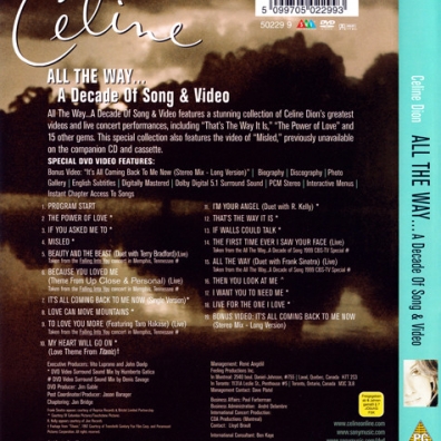 Celine Dion (Селин Дион): All The Way... A Decade Of Song & Video