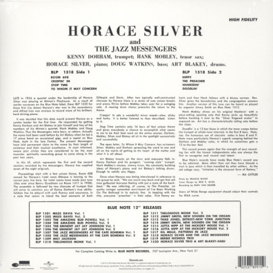 Horace Silver (Хорас Сильвер): Horace Silver And The Jazz Messengers