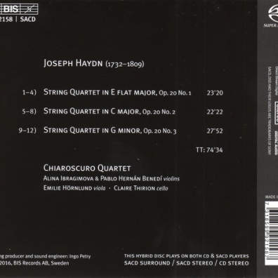 Haydn: ‘Sun’ Quartets Op.20, Nos. 1-3 (Vol. 1) Franz Joseph Haydn (Йозеф Гайдн): Haydn: ‘Sun’ Quartets Op.20, Nos. 1-3 (Vol. 1)
