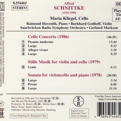 Cello Conc./Son. Alfred Schnittke (Альфред Шнитке): Cello Conc./Son.