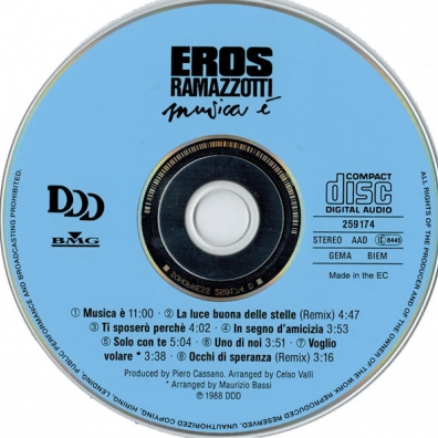 Musica E' Eros Ramazzotti (Эрос Рамаццотти): Musica E'