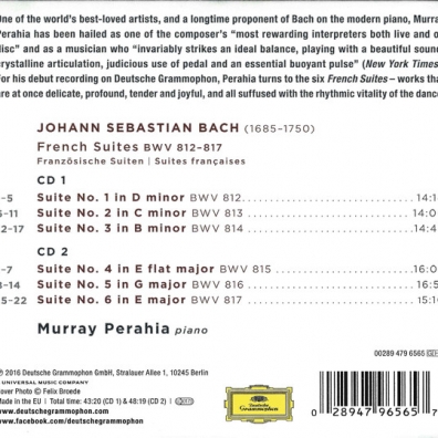 Murray Perahia (Мюррей Перайя): Bach: The French Suites
