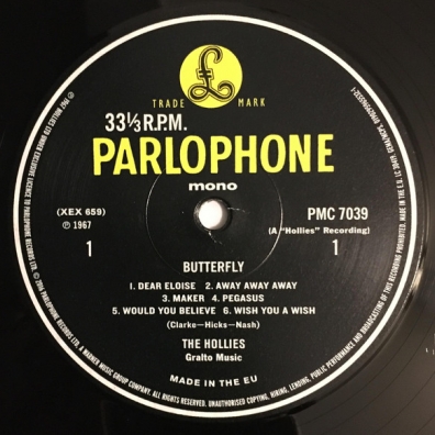 Butterfly The Hollies (Зе Холлиес): Butterfly