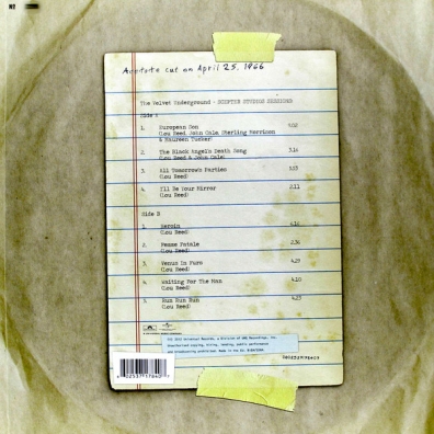 The Scepter Studios Acetate The Velvet Underground (Зе Валевет Андеграунд): The Scepter Studios Acetate
