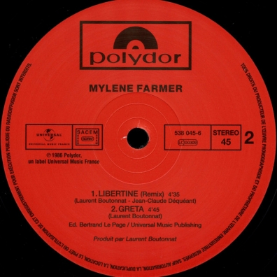 Libertine Mylene Farmer (Милен Фармер): Libertine