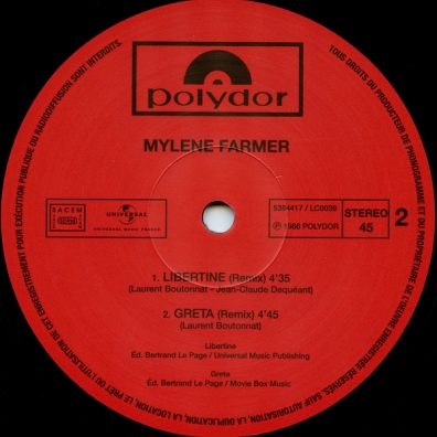 Libertine Mylene Farmer (Милен Фармер): Libertine