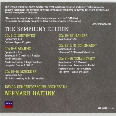 Bernard Haitink (Бернард Хайтинк): Symphonies Edition