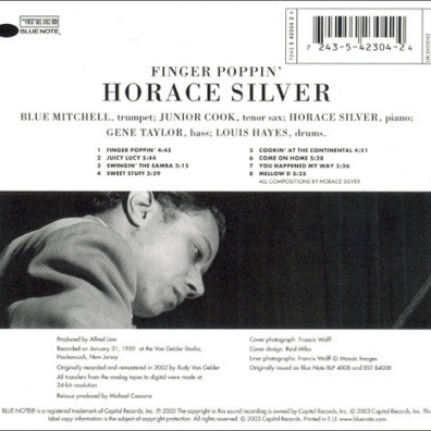 Horace Silver (Хорас Сильвер): Finger Poppin'