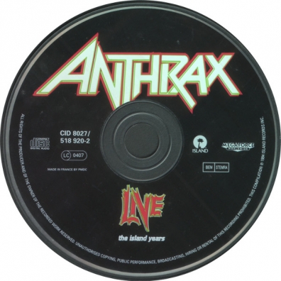 Anthrax (Антракс): Live: The Island Years