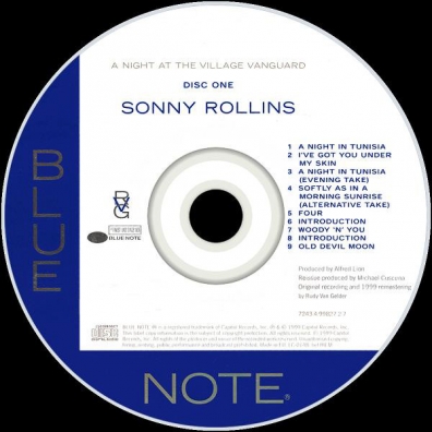 Sonny Rollins (Сонни Роллинз): A Night At The Village Vanguard