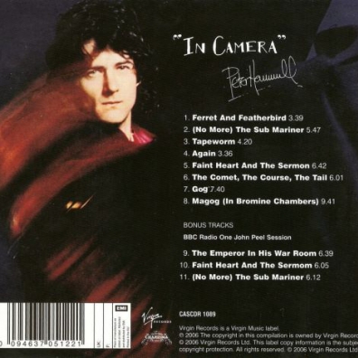 In Camera Peter Hammill (Питер Хэммилл): In Camera
