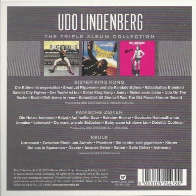 Udo Lindenberg (Удо Линденберг): The Triple Album Collection: Sister King Kong / Panische Zeiten / Keule