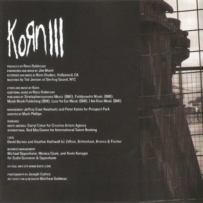 Korn (Корн): Korn Iii: Remember Who You Are