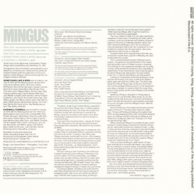 Charles Mingus (Чарльз Мингус): Something Like A Bird