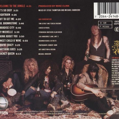 Guns N' Roses (Ганз н Роузес): Appetite For Destruction