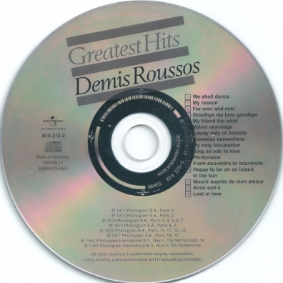 Demis Roussos (Демис Руссос): Greatest Hits 1971-80