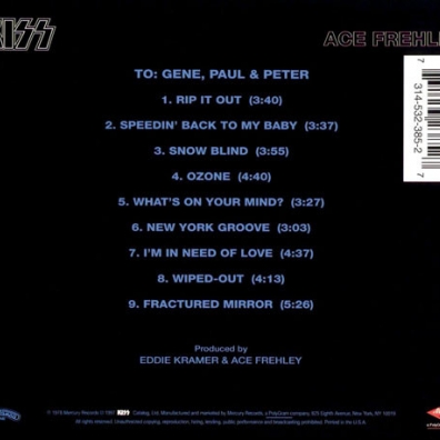 Ace Frehley Ace Frehley (Эйс Фрили): Ace Frehley