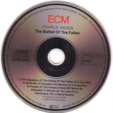 The Ballad Of The Fallen Charlie Haden (Чарли Хейден): The Ballad Of The Fallen