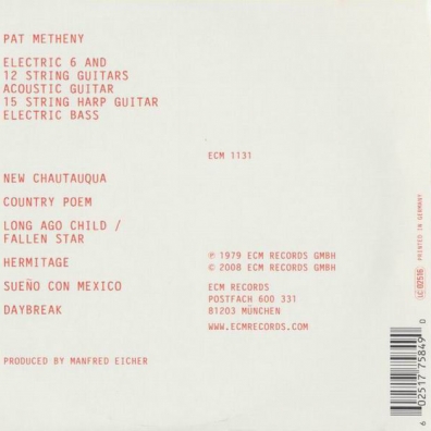 Pat Metheny (Пэт Метени): New Chautauqua