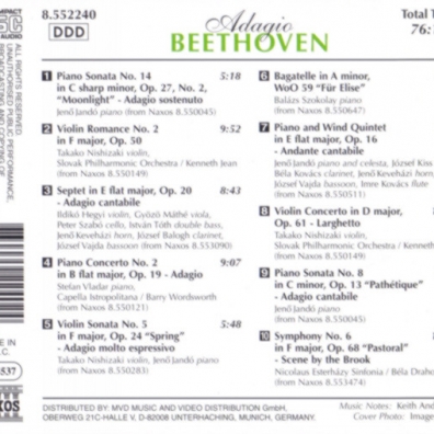 Ludwig Van Beethoven (Людвиг Ван Бетховен): Beethoven - Adagio