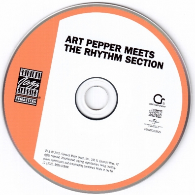 Art Pepper (Чет Бейкер): Meets The Rhythm Section