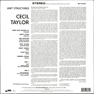 Cecil Taylor (Сесил Тэйлор): Unit Structures