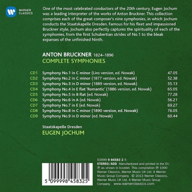 The Complete Symphonies Anton Bruckner (Антон Брукнер): The Complete Symphonies
