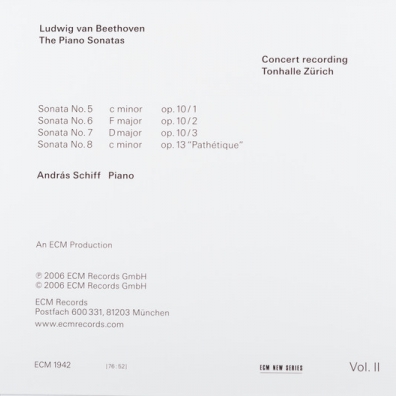 Beethoven/The Piano Sonatas Volume 2 Sonatas Opp. 10 And 13 Beethoven/The Piano Sonatas Volume 2 Sonatas Opp. 10 And 13