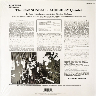 In San Francisco Cannonball Adderley (Кэннонболл Эддерли): In San Francisco