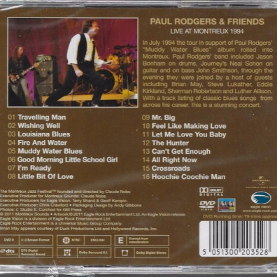 Paul Rodgers (Пол Роджерс): Live At Montreux