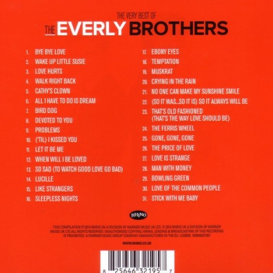 The Very Best Of The Everly Brothers The Everly Brothers (Зе Еверли Братерс): The Very Best Of The Everly Brothers