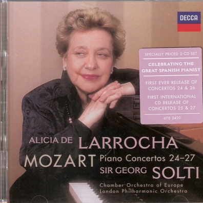 Alicia De Larrocha (Алисия де Ларроча): Mozart: Piano Concertos Nos.24-27